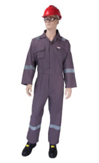 Reflective Coverall - Grey