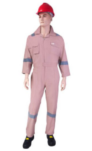 Reflective Coverall - Khaki