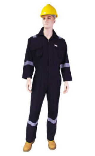 Reflective Coverall - Navy Blue