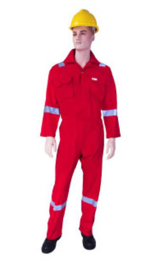 Reflective Coverall - Red