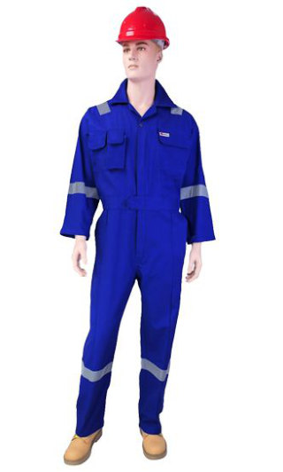 Reflective Coverall - Royal Blue