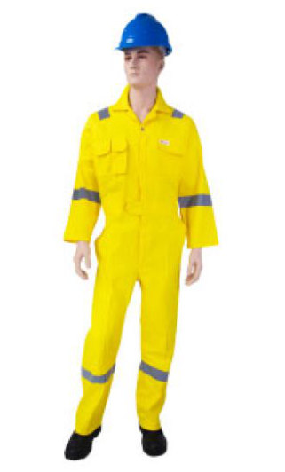 Reflective Coverall - Yellow